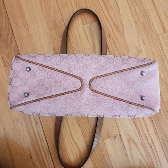 Gucci Canvas and Leather Tote - Picture 6 of 12